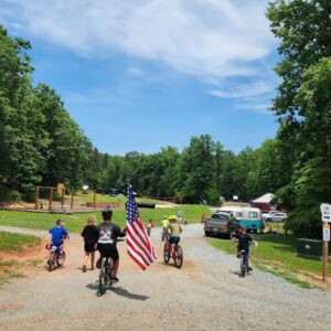 Fourth of July Parade Independence Day Celebration Emberglow Outdoor Resort Lake Luire NC