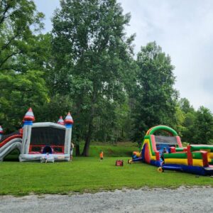 Back to School Bash Bounce House Emberglow Outdoor Resort Lake Lure NC