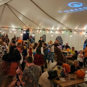 Halloween Event Emberglow Outdoor Resort Lake Lure NC Costume Contest Dance Party