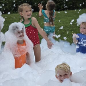 Summer Kick Off Party at Emberglow Outdoor Resort Lake Lure NC Foam Party RV Resort Glamping Campground