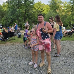 Fourth of July Independence Day Celebration Smores Bar Emberglow Outdoor Resort Lake Lure NC Holiday Event RV Resort Glamping Campground