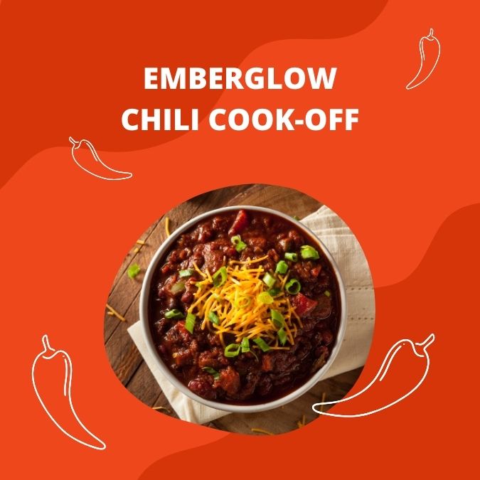 Chili Cook Off Contest Competition Emberglow Outdoor Resort Lake Lure NC Winter Activites