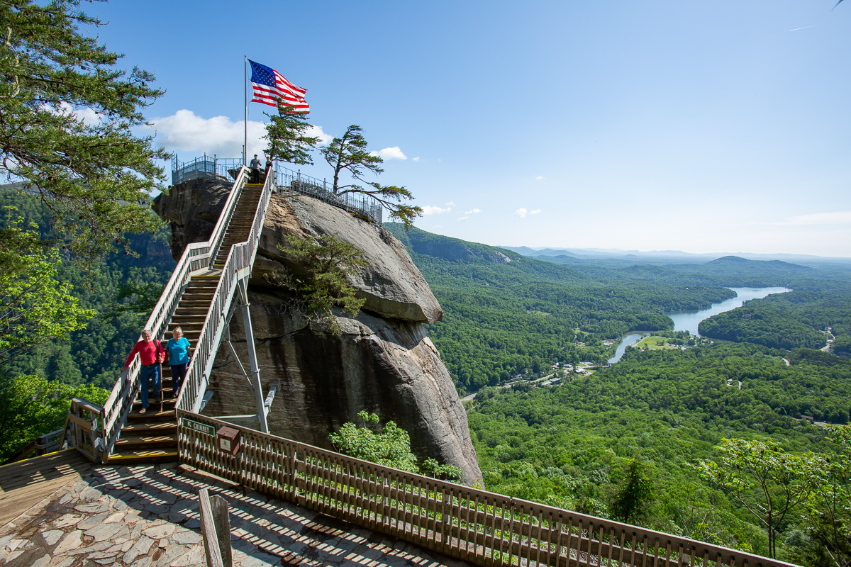 Chimney Rock State Park National Trails Day Lake Lure NC
