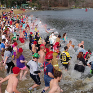 Lake Lure NC Polar Plunge New Years Day Costumes