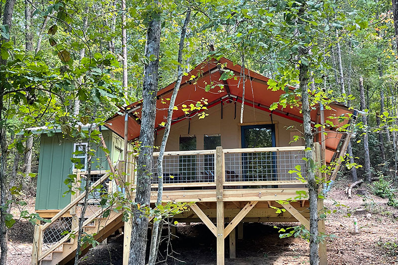Safari-Tent-Vacation Rental-near Asheville NC