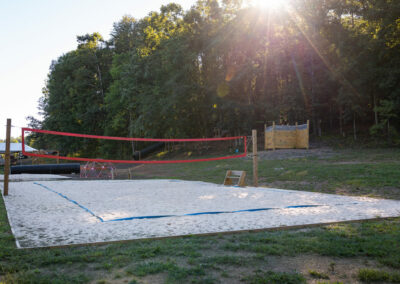 Sand Volleyball Court Camping Lake Lure Amenities