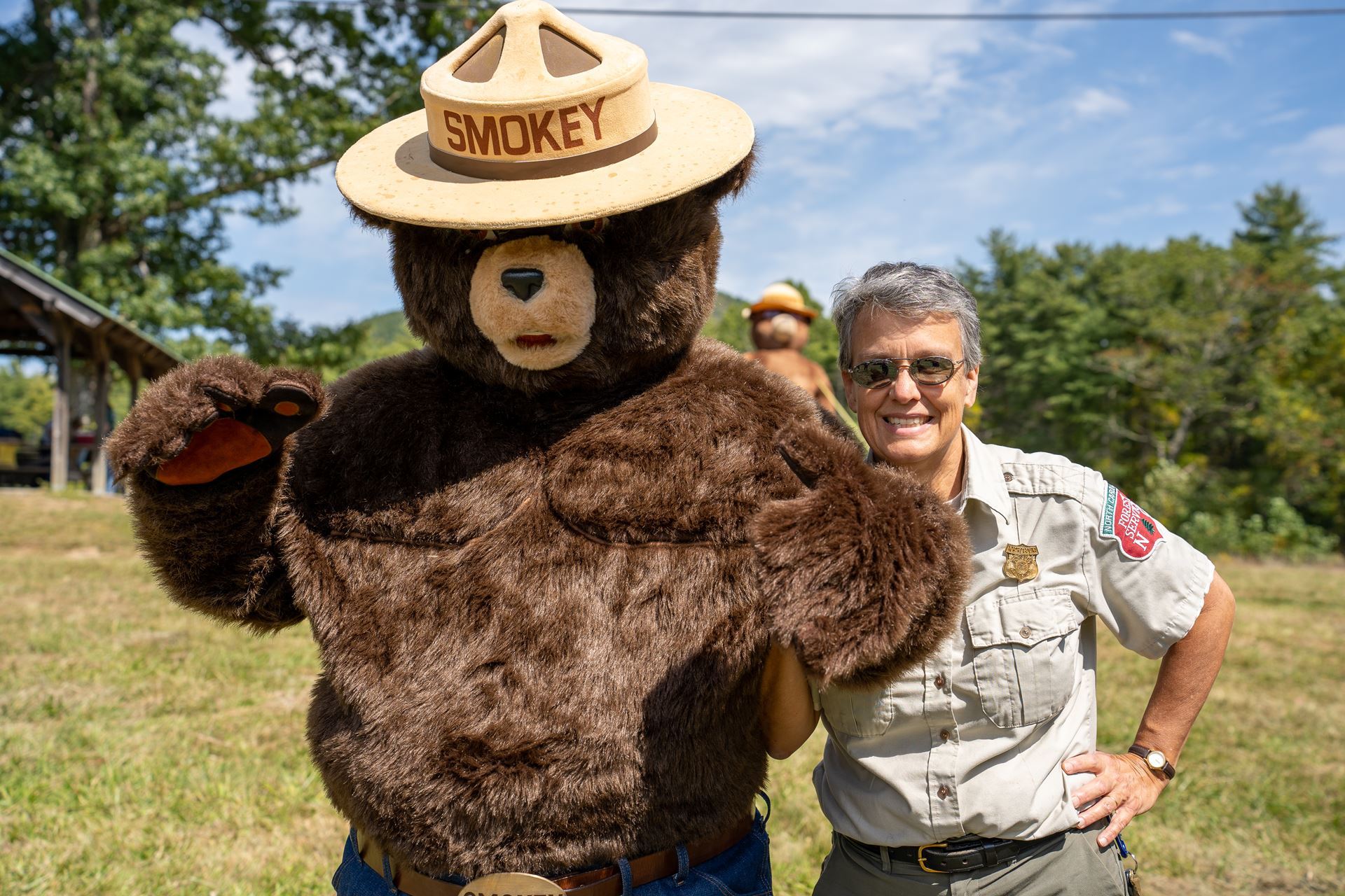 Smokey the Bear at DuPont State Recreational Forest