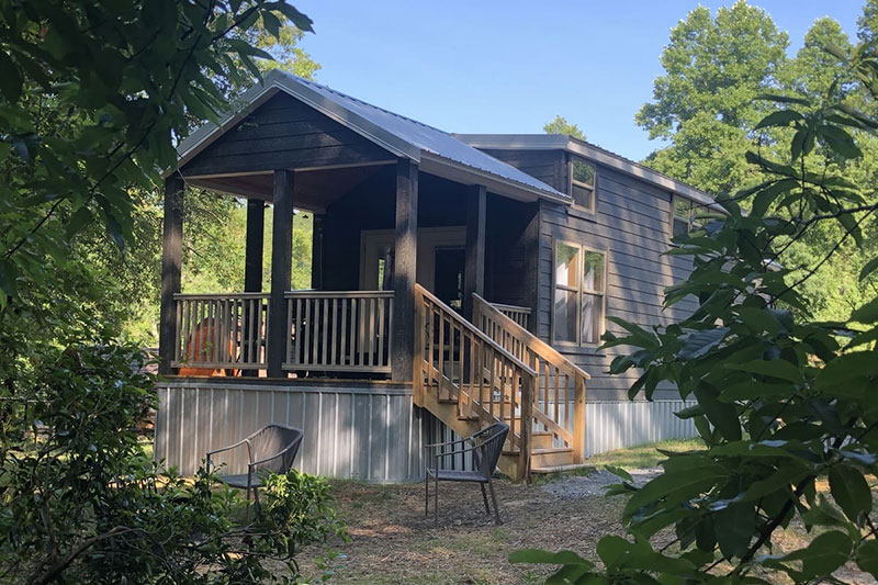 Tiny Home Vacation Rentals with Pool Access Near Asheville NC
