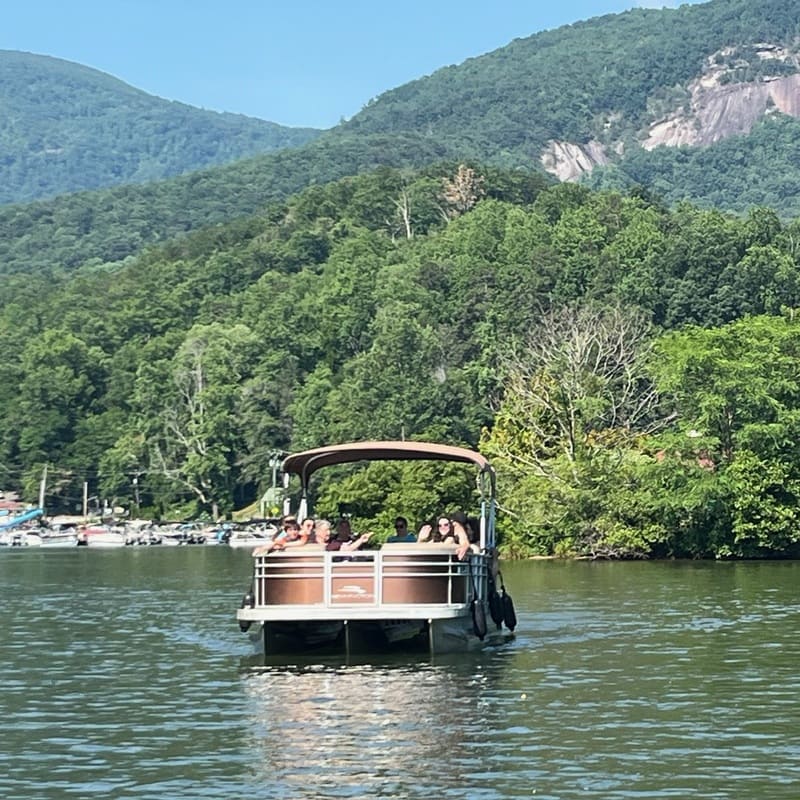 boat rental from Lake Lure Adventure Company