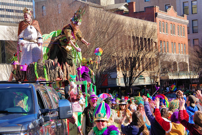 mardi gras parade asheville 2025