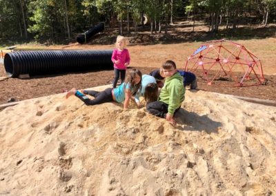 Family Friendly Campsites Playground Sandbox