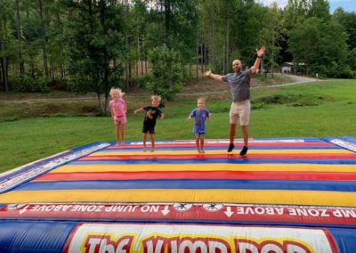 family friendly campgrounds jump pad